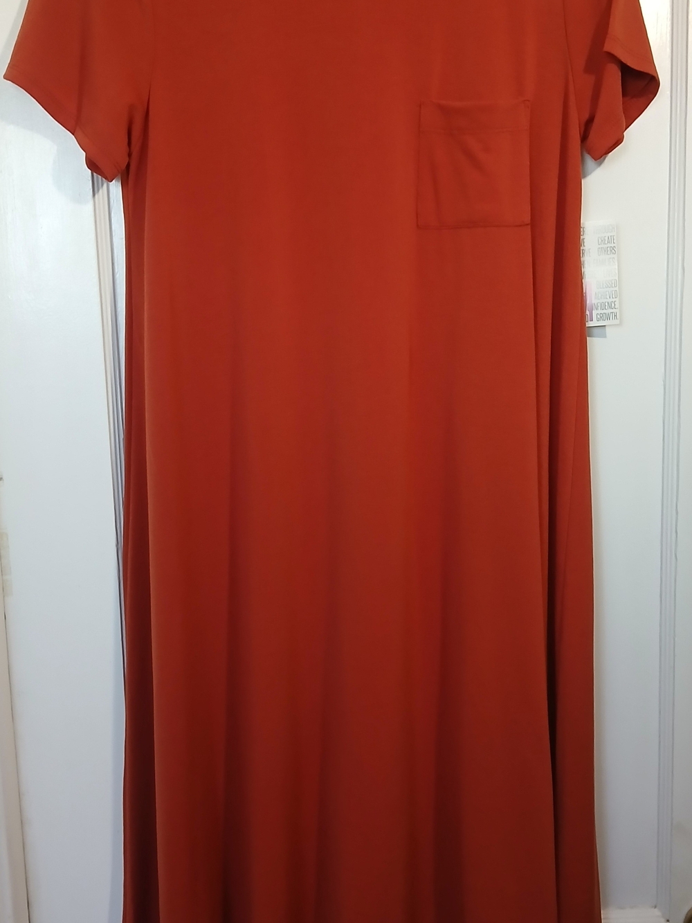 LuLaRoe Carly Maxi Dress with Top Pocket - NWT
